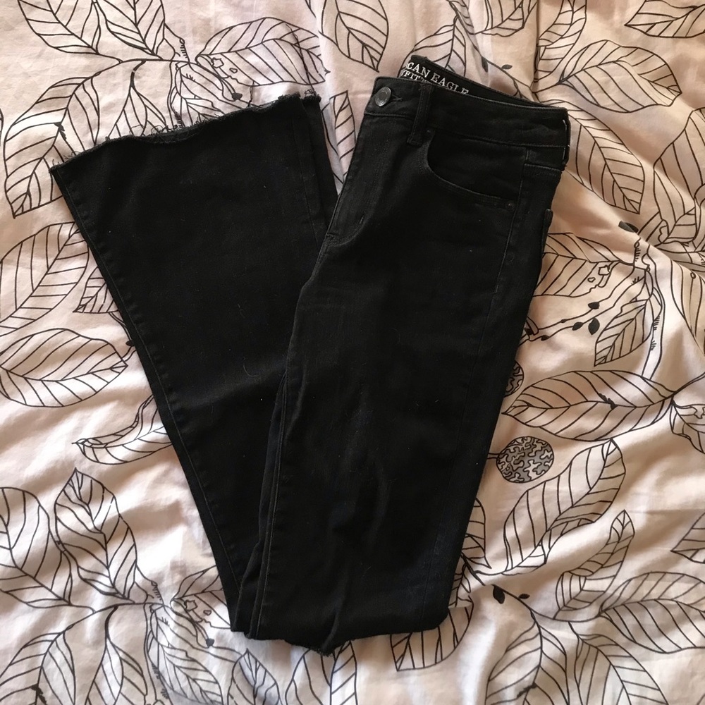 American Eagle High Rise Slim Flare Jeans
